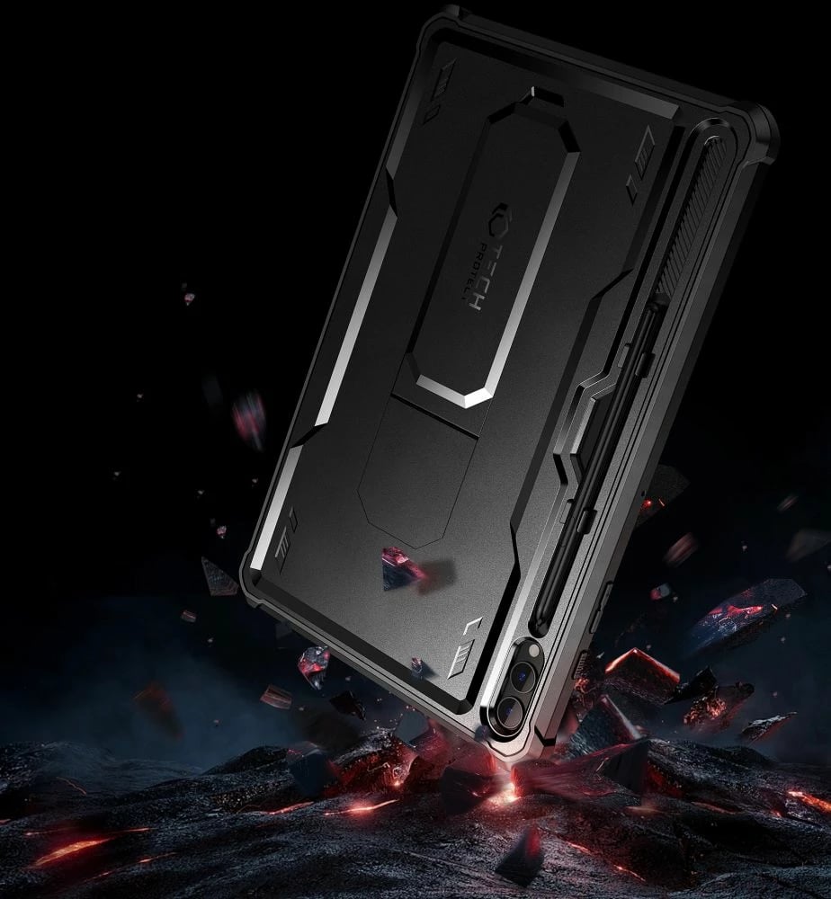 Mbështjellës Tech-Protect Kevlar Pro për Samsung Galaxy Tab S9+ 12.4" X810/X816B, i zi