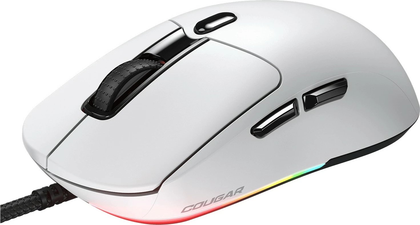 Maus gaming Cougar Minos NEO, 6200 DPI, ambidextrous, i bardhë