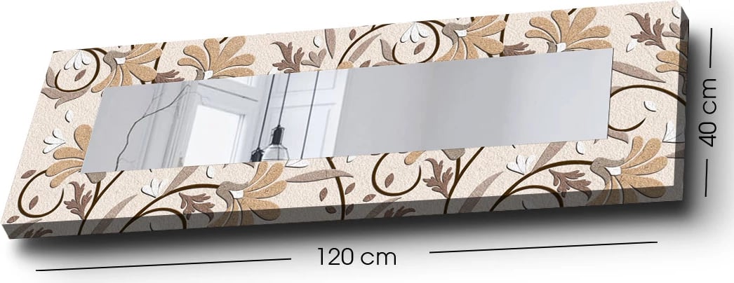 Pasqyrë dekorative Wallity, 40120YMA-31, shumëngjyrëshe, 40x120cm