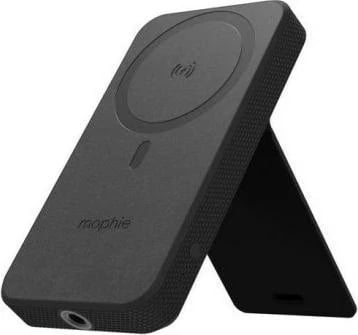Power bank mophie Snap+ MagSafe me stand, 10000mAh, Wireless, 20W, Zi