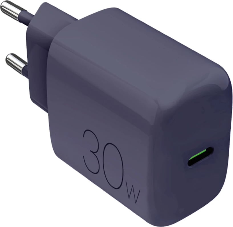 Karikues muri, Puro Pro Lite 30W, USB-C PD 30W, 1 port, prizë EU, gri