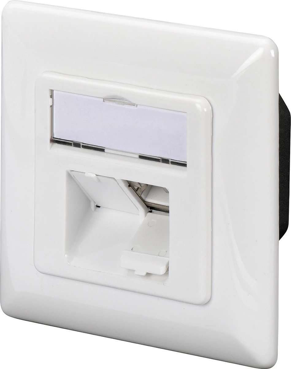 Prizë rrjeti Digitus CAT 6A, 2xRJ-45, e bardhë