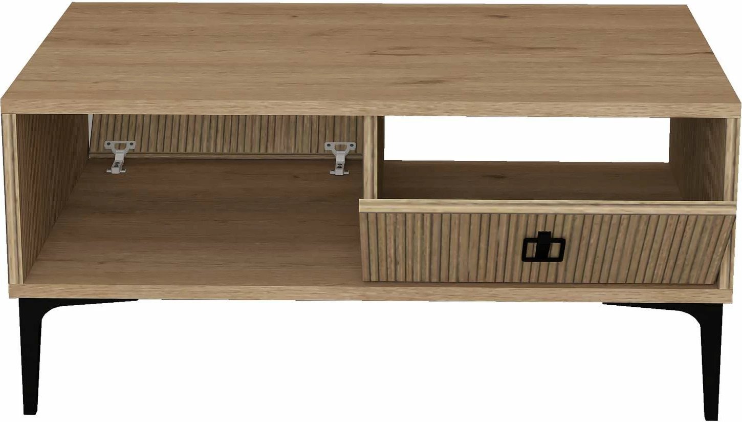 Tavolinë e ulët për kafe, ngjyrë lis safir, Skye Decor, 2004 Sare