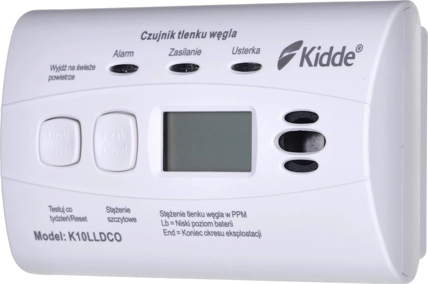 Detektor monoksidi Kidde K10LLDCO, i bardhë