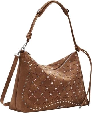 Çantë Desigual femra, kafe