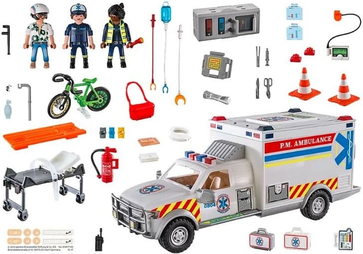 Set lodrash Playmobil City Action Ambulance, 93 pjesë