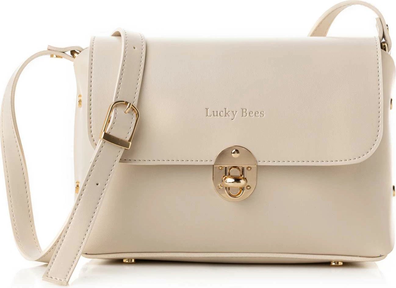 Çantë crossbody Lucky Bees, krem, 1278