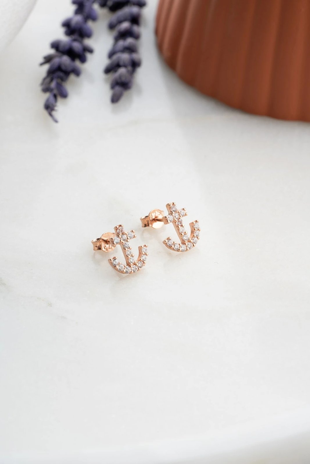 Vathë argjendi Jumeon, rozë gold & të bardhë, NRZ998323