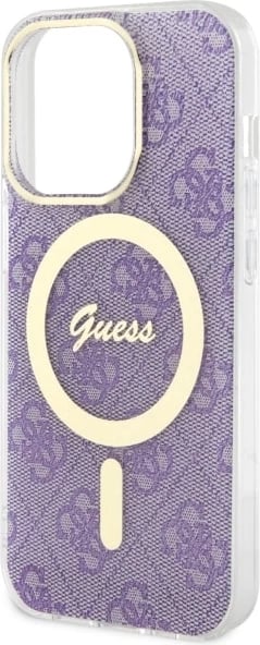 Mbështjellës Guess 4G MagSafe për iPhone 14 Pro 6.1", vjollcë Mbështjellës Guess 4G MagSafe për iPhone 14 Pro 6.1", vjollcë