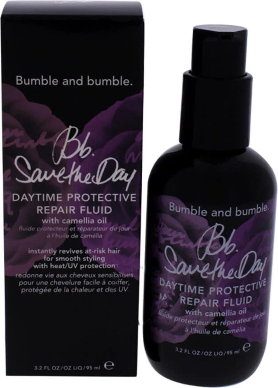 Fluid mbrojtës për flokë Bumble and Bumble Save The Day me vaj kamelie, 90ml