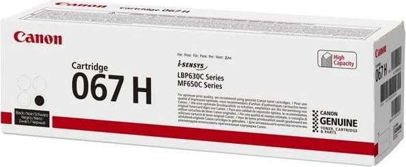 Toner, Canon 067H 5106C002 rendiment i lartë rreth 3,130 faqe, i zi