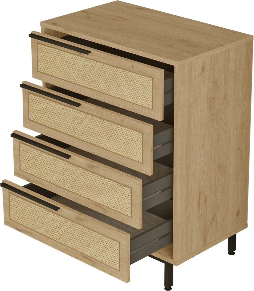 Komodë Skye Decor, On17-Su, ngjyrë arrë dhe lis