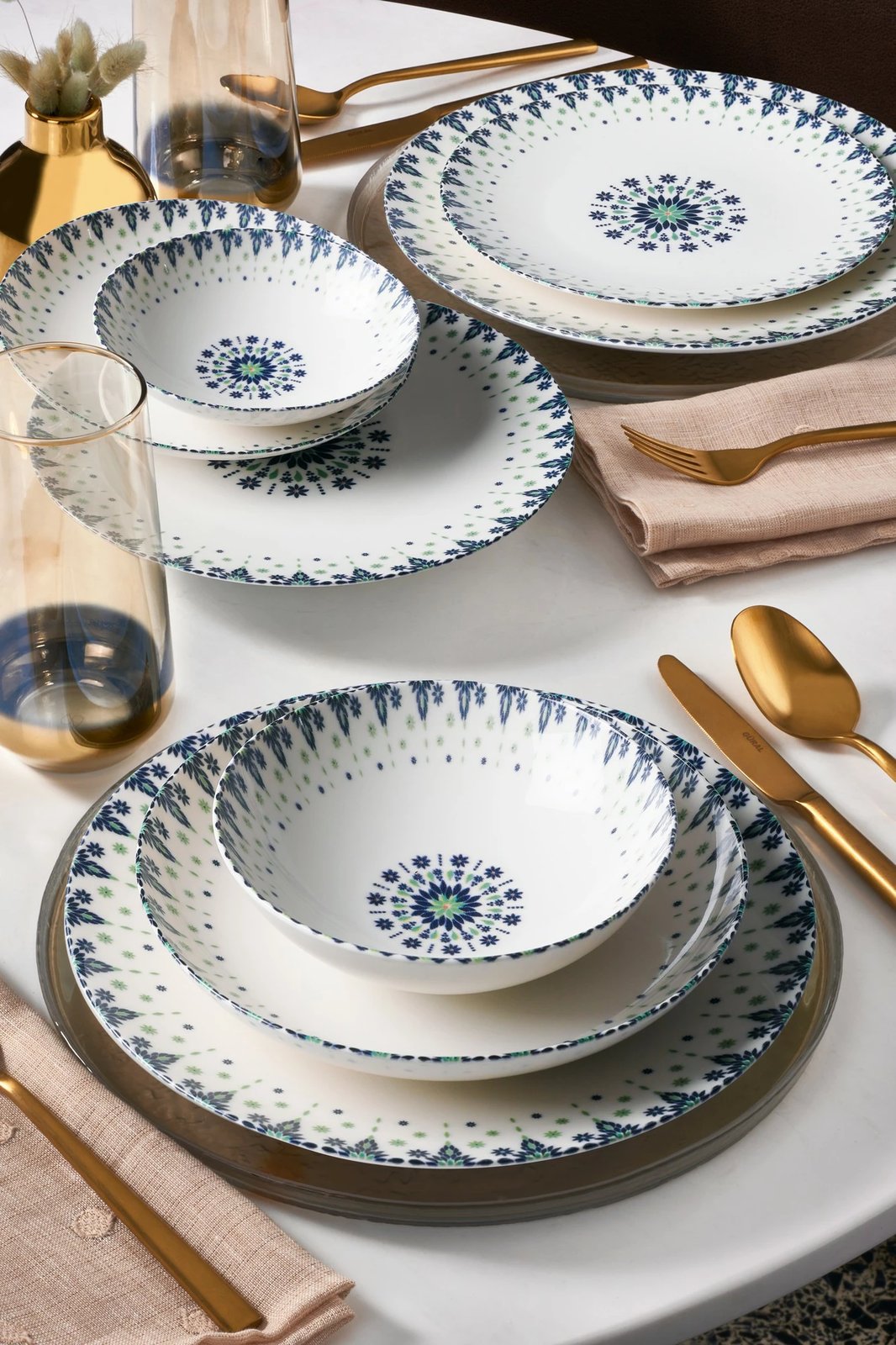 Set enësh për drekë (24 copë), Hermia, GBSATN24KY4E40552