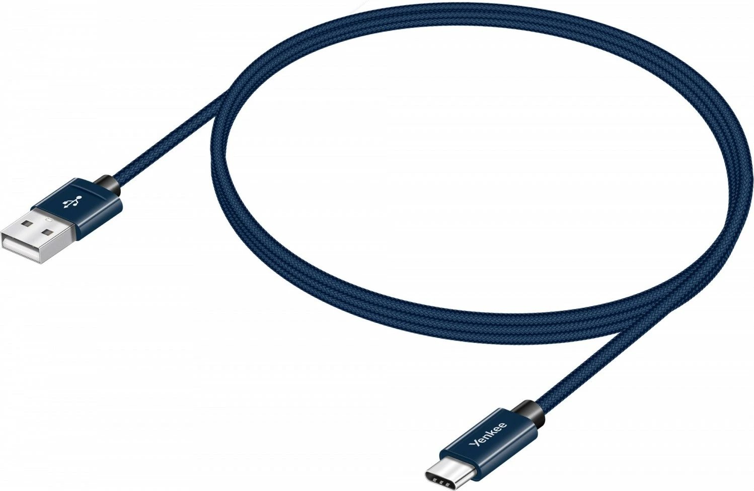 Kabllo USB Type-A në USB Type-C YENKEE YCU 302BE, 1m, Blu e errët Kabllo USB Type-A në USB Type-C YENKEE YCU 302BE, 1m, Blu e errët