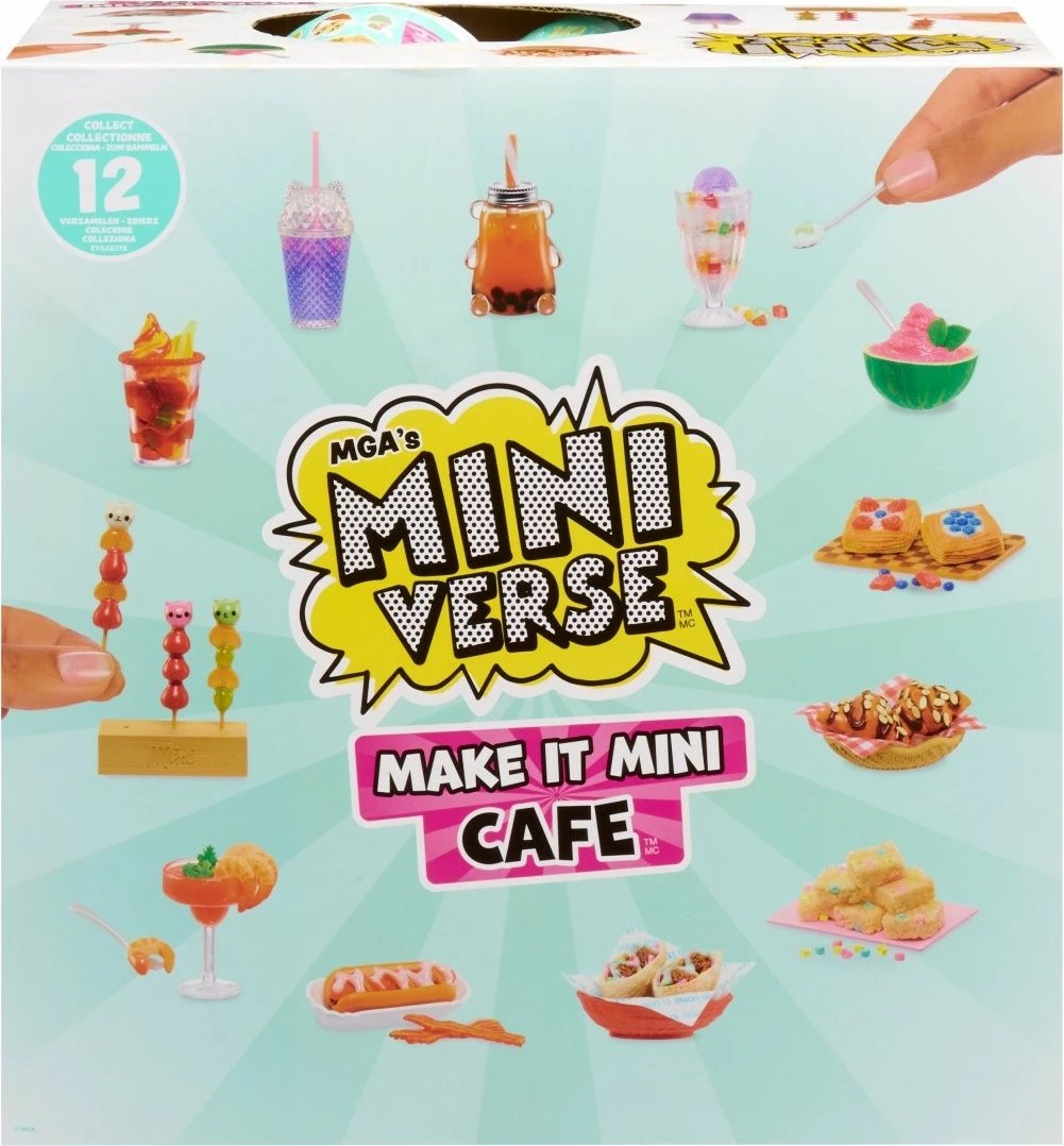Set figurina Miniverse Make It Mini Foods: Cafe, MGA, 24 copë