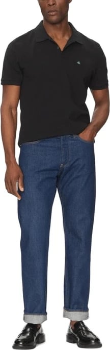 Polo për meshkuj Calvin Klein Jeans, e zezë