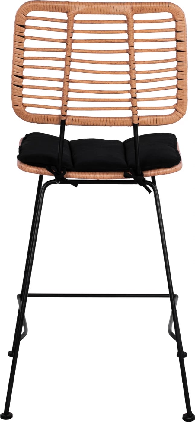 Karrige për bar me jastëk Allegra FH5644 me thurje ngjyrë bezhë 55x56x107 cm