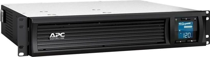 UPS line-interactive APC Smart-UPS SMC1000I-2UC 1000VA 2U rack valë sinusoide e pastër USB LCD, e zezë