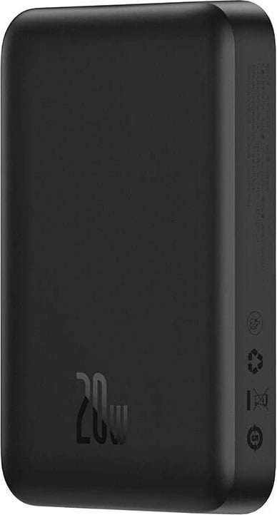 Powerbank Baseus Magnetic Mini 10000mAh, 20W, MagSafe, e zezë Powerbank Baseus Magnetic Mini 10000mAh, 20W, MagSafe, e zezë