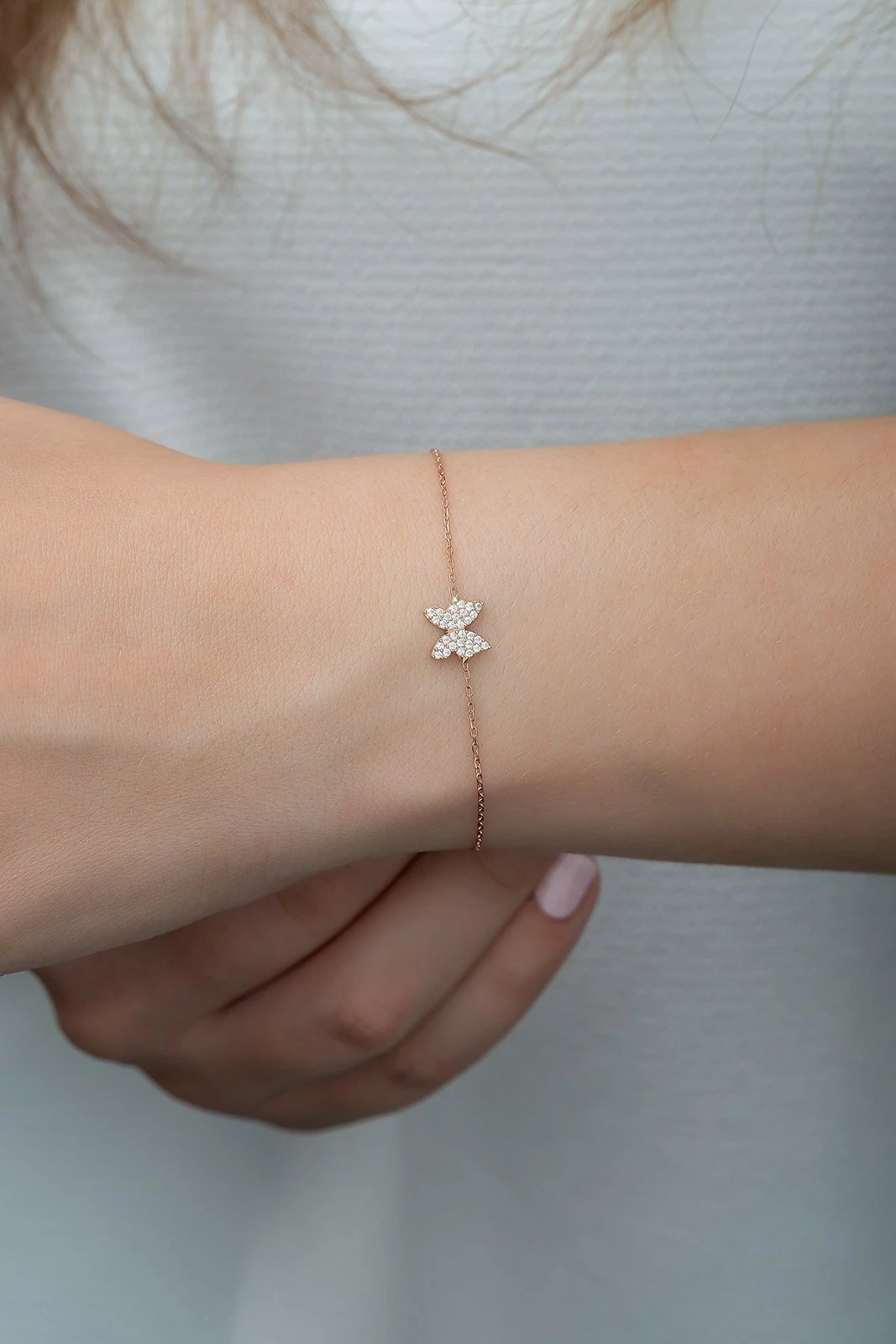 Byzylyk argjendi Jumeon, rozë gold, TRDYL762