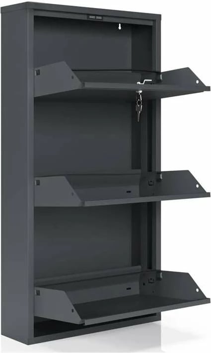 Dollap këpucësh Skye Decor Primo 3, antracit