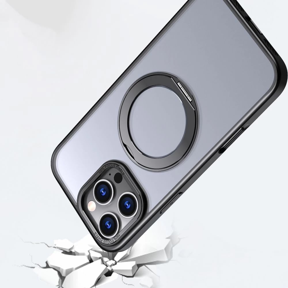 Mbështjellës Tech-Protect MagRing MagSafe për iPhone 16 Pro Max, i zi