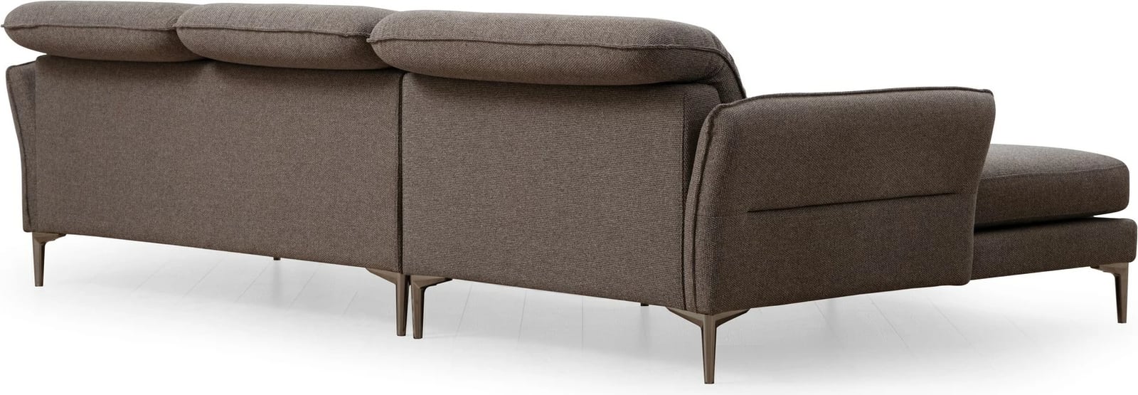 Kënd-sofë Atelier del Sofa, kënd majtas, ngjyrë gri