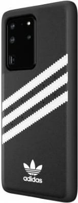 Mbështjellës Adidas OR Molded Case për Samsung Galaxy S20 Ultra, zi dhe bardhë