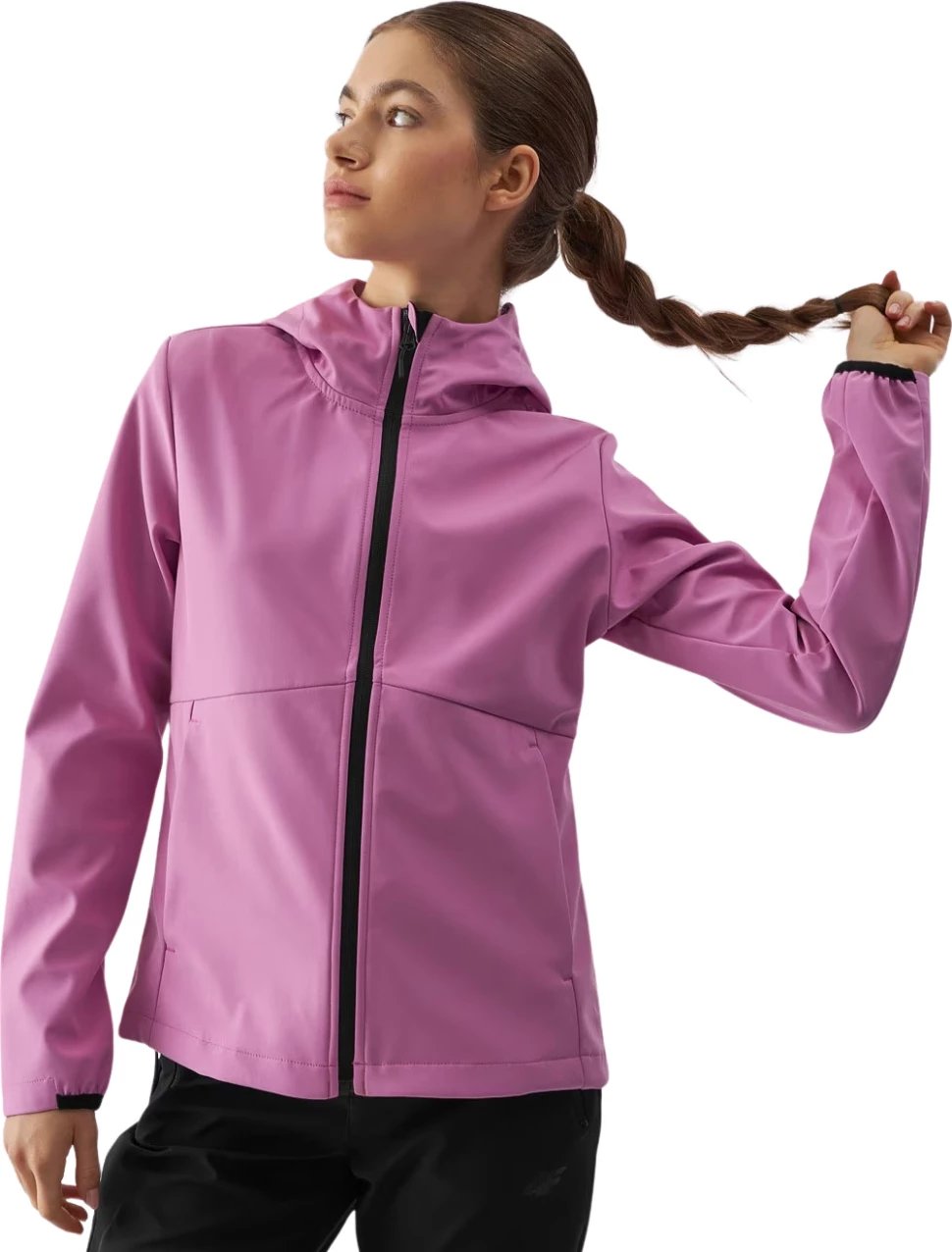 Jakne softshell për femra 4F, rozë