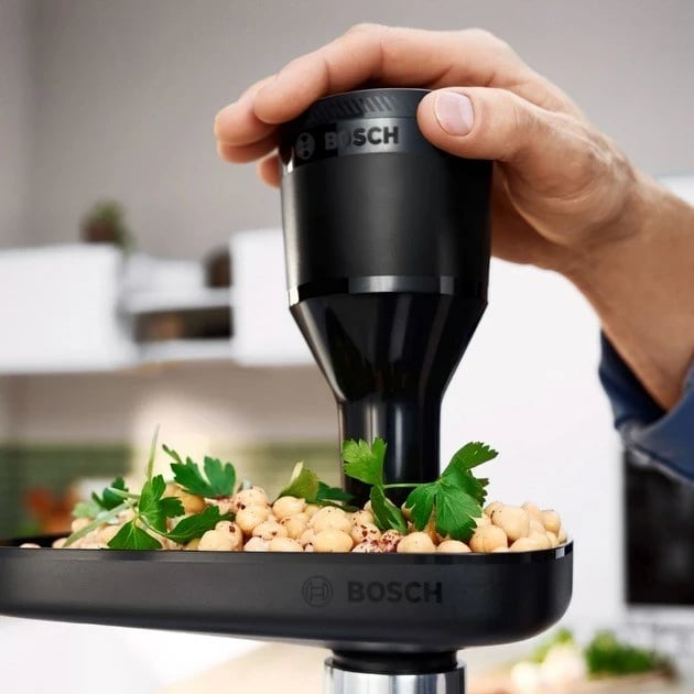 Mulli elektrik për mish Bosch MFWS660B, 500 W, i zi/argjend