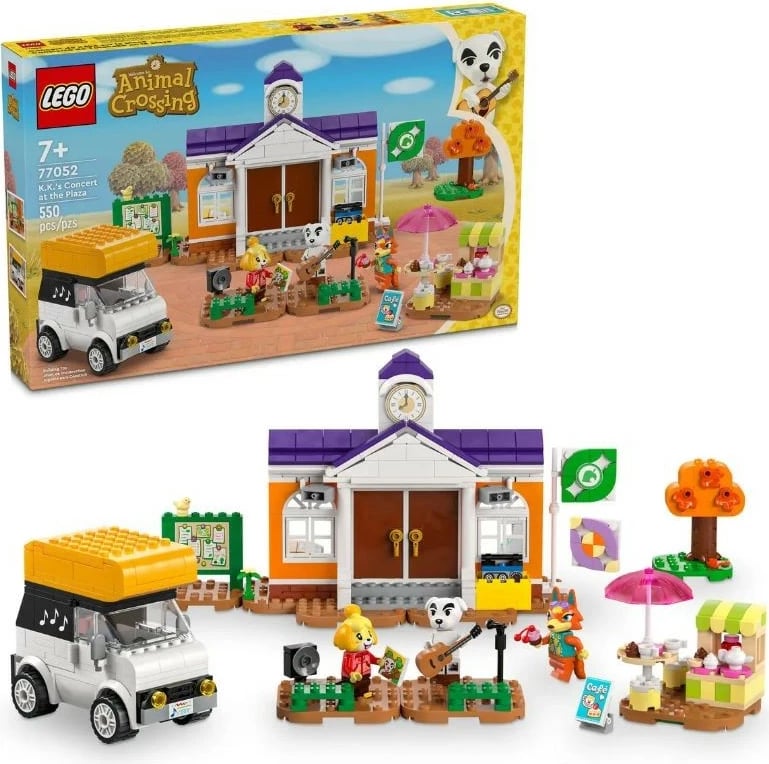 Set LEGO Animal Crossing K.K. Concert in the Square 77052, 550 pjesë, plastikë