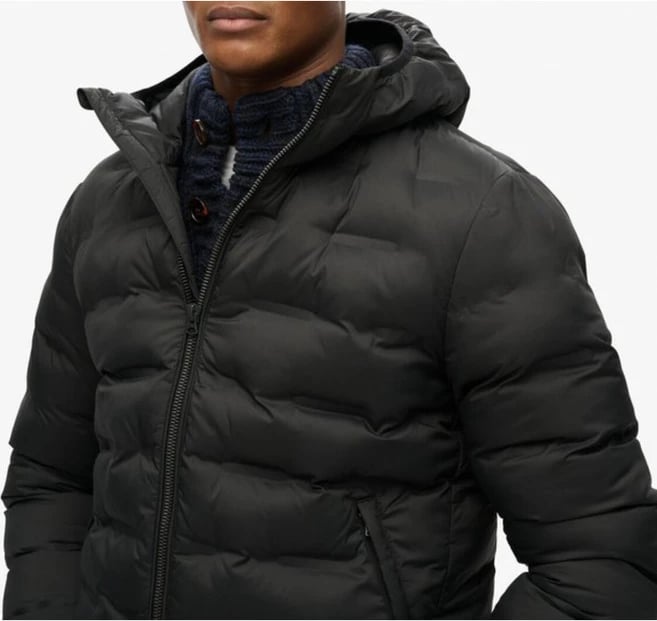 Jakne Superdry për meshkuj, e zezë
