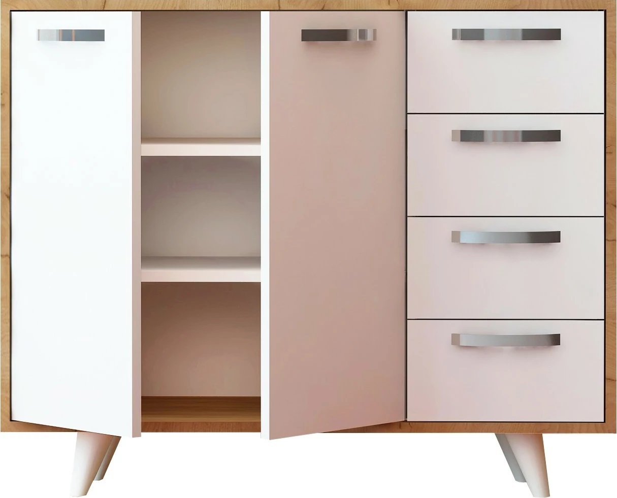 Dollap multifunksional Skye Decor, ngjyrë lis dhe e bardhë, Waga