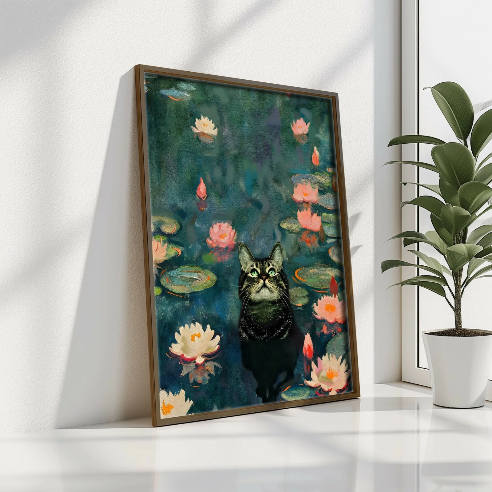 Pikturë dekorative me kornizë, MDF, Wallity, GE187-L