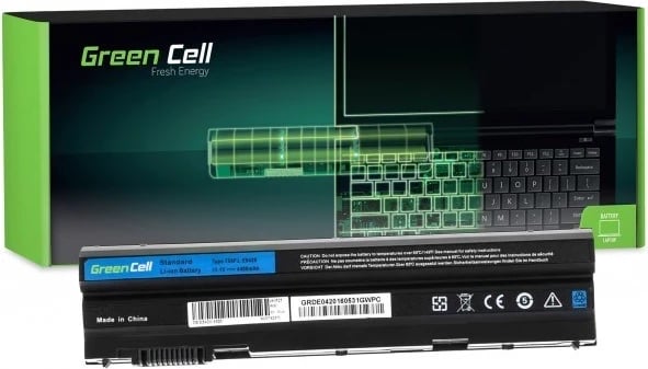 Bateri për laptop Green Cell DE04, 4400mAh, e zezë