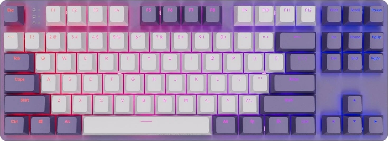 Tastierë Dark Project KD87A, RGB, 87 taste, violet