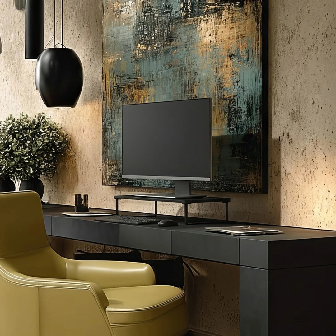 Mbajtës monitori/laptopi Maclean MC-933, deri 32", 20 kg, i zi