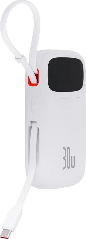 Power bank Baseus QPow2 20000 mAh, i bardhë
