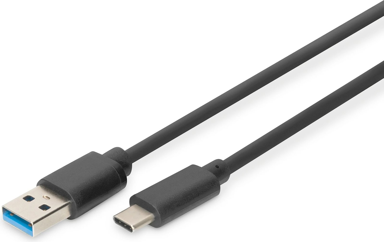 Kabllo USB Digitus USB 3.0 Type-C në Type-A, 1m, e zezë