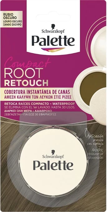 Kompakt për rrënjë flokësh Schwarzkopf Palette Root Retouch unisex dark blonde