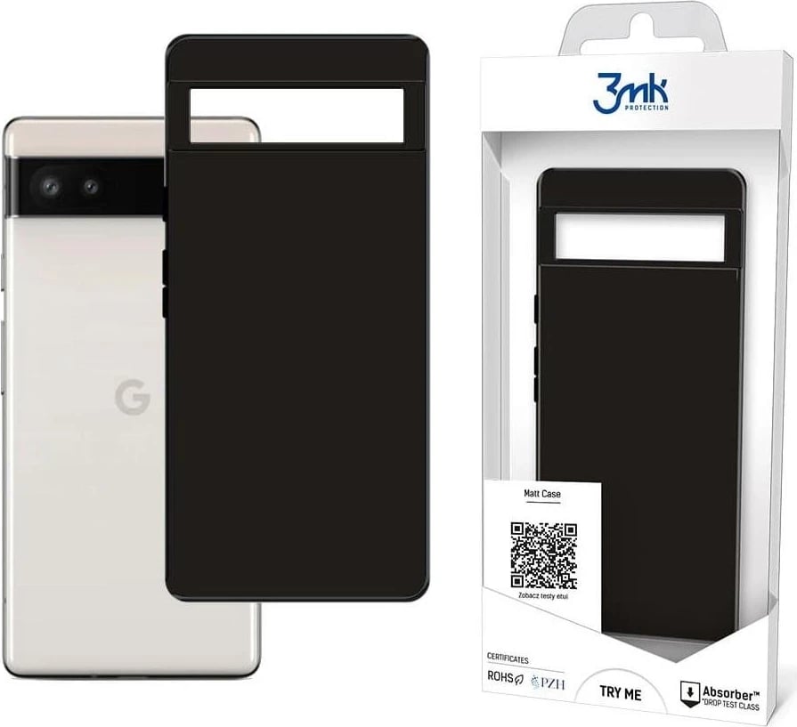 Këllëf 3MK për celular Google Pixel 7 5G, i zi