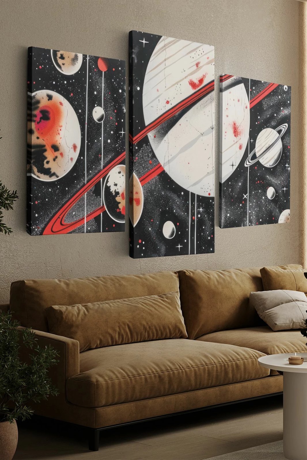 Pikturë dekorative në kanavacë (3 copë), Wallity, Ersycnvs3Asm8