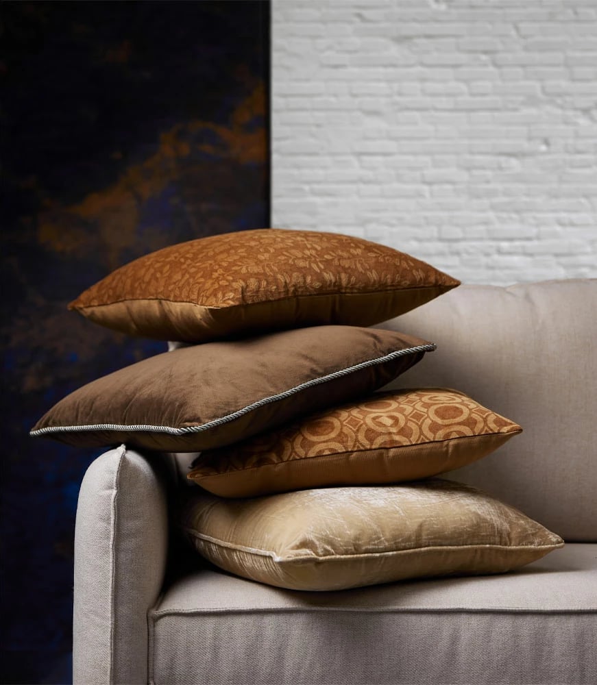 Jastëk dekorativ Russet B, pambuk, karamel-bezhë, 50x50cm