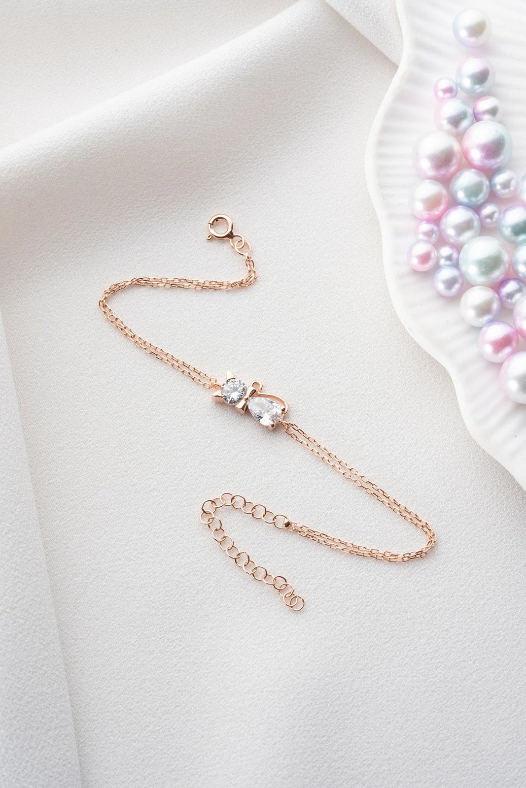 Byzylyk argjendi Jumeon, ngjyrë rozë e artë, NRZ998908