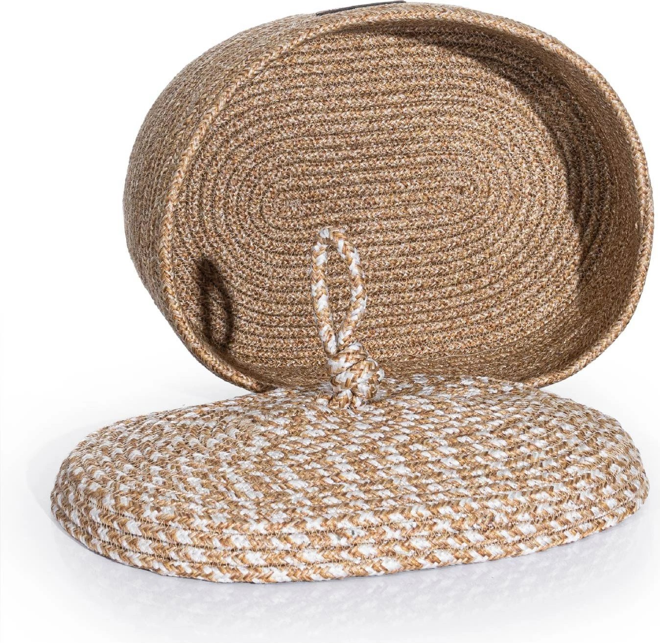 Kuti dekorative Aberto Design, natyrale/bezhë, 25x15x34cm