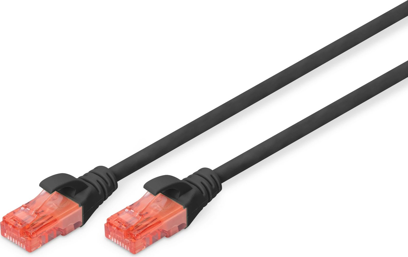 Kabëll rrjeti Cat6 Digitus 2m, UTP, RJ-45, zi