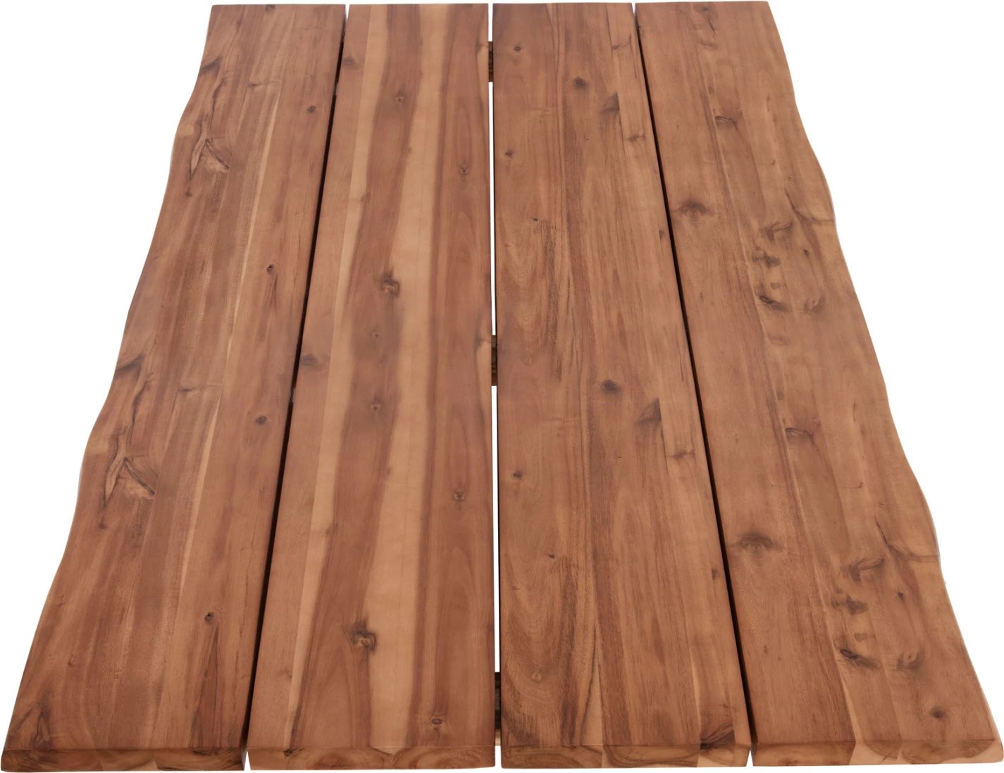 Sipërfaqe tavoline drejtkëndëshe, dru akacie natyrale, 160x80x3.5cm