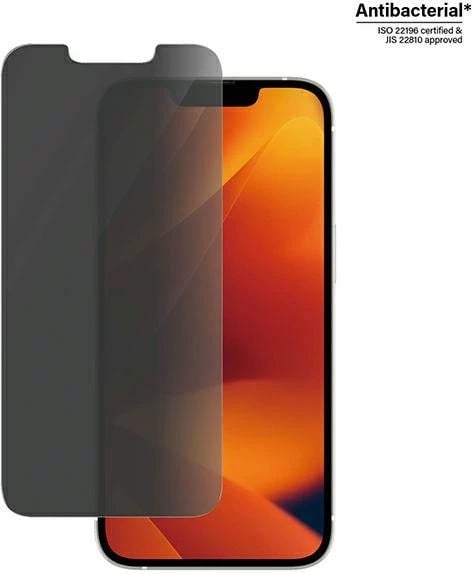 Mbrojtës ekrani xham i temperuar, PanzerGlass Classic Fit, për Apple iPhone 14/13 Pro/13, 6.1", antibakterial