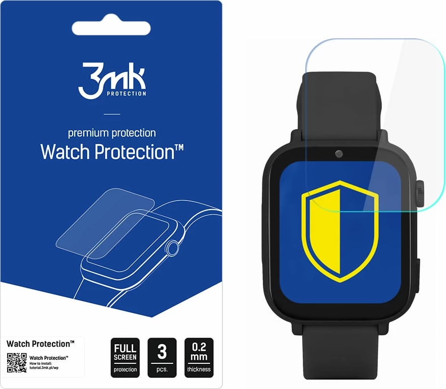 Mbrojtës ekrani për smartwatch 3mk Protection Watch Protection ARC+, për Garett Kids Nice Pro 4G, 3 copë
