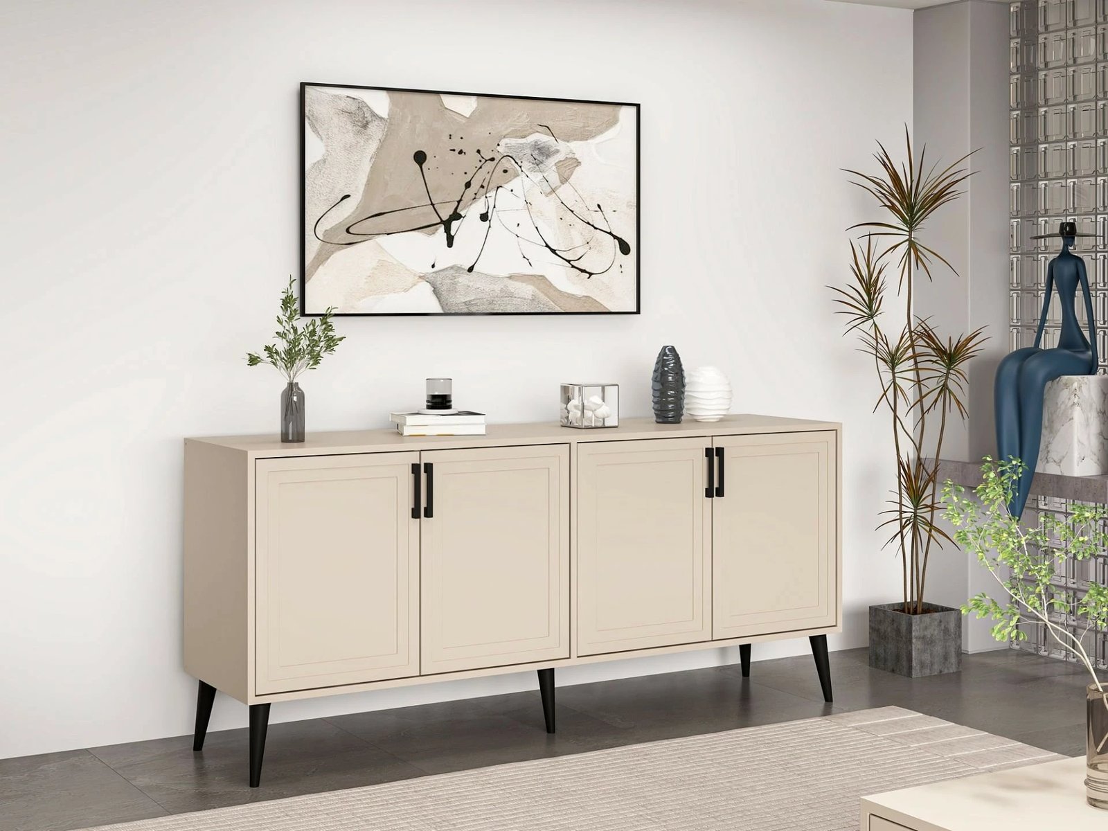 Konsolë Skye Decor, Prime, ngjyrë rëre